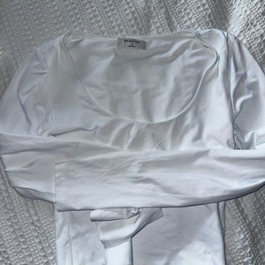 Babaton White Long Sleeve Top nwot